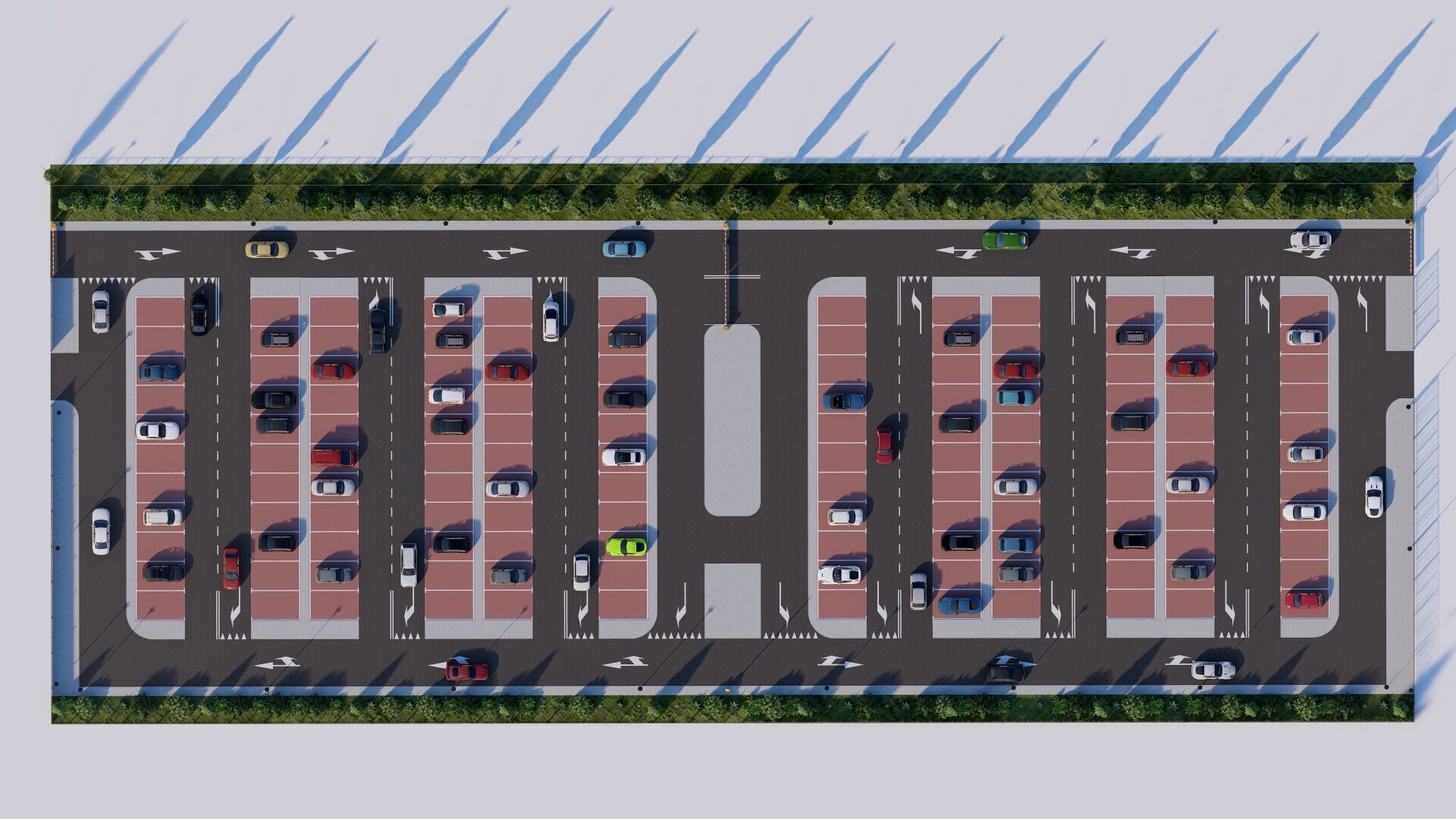 Parking-Parking Lot 3D model_19