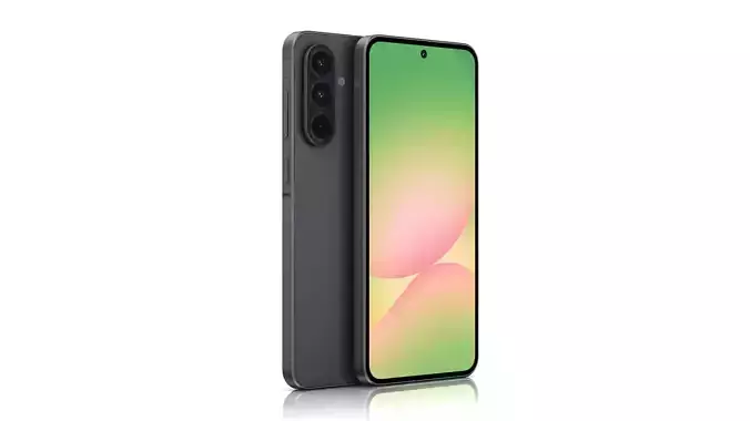 Samsung Galaxy A56 5G Low-poly 3D model