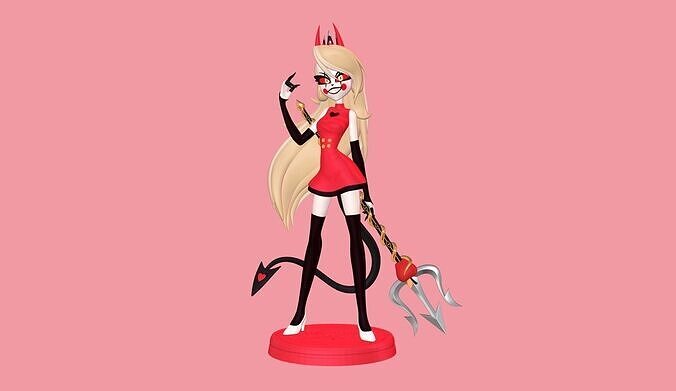 Charlie Demon Hazbin Hotel 3D print model