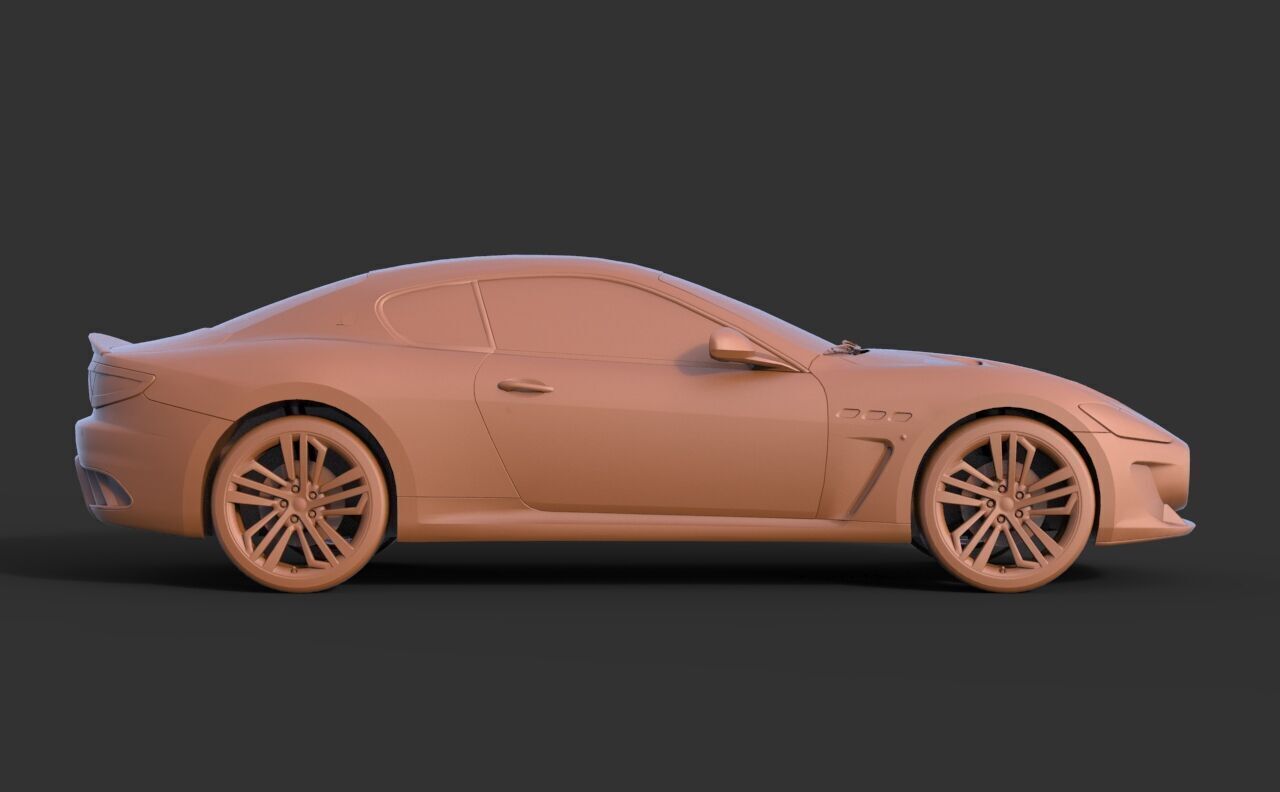 Maserati GranTurismo MC Stradale 3D print model_3