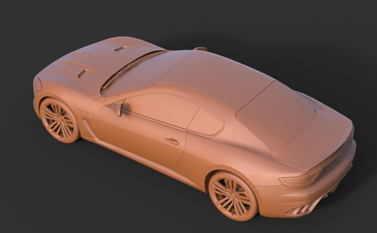 Maserati GranTurismo MC Stradale 3D print model_5