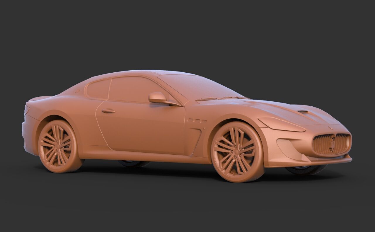 Maserati GranTurismo MC Stradale 3D print model_2