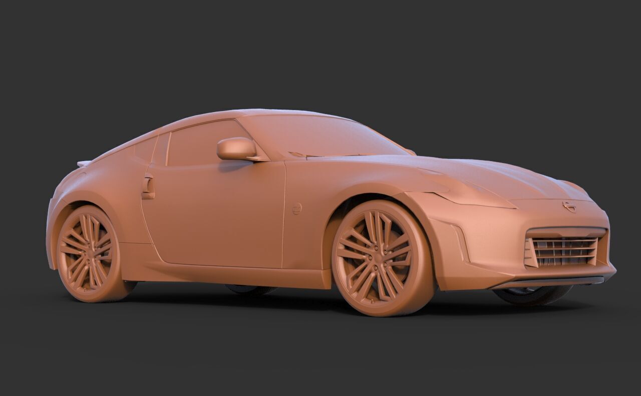 Nissan 370Z 3D print model_2