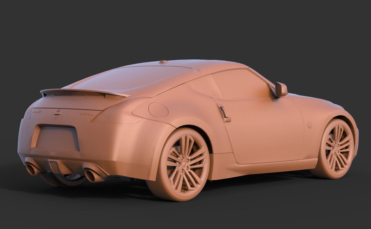 Nissan 370Z 3D print model_4