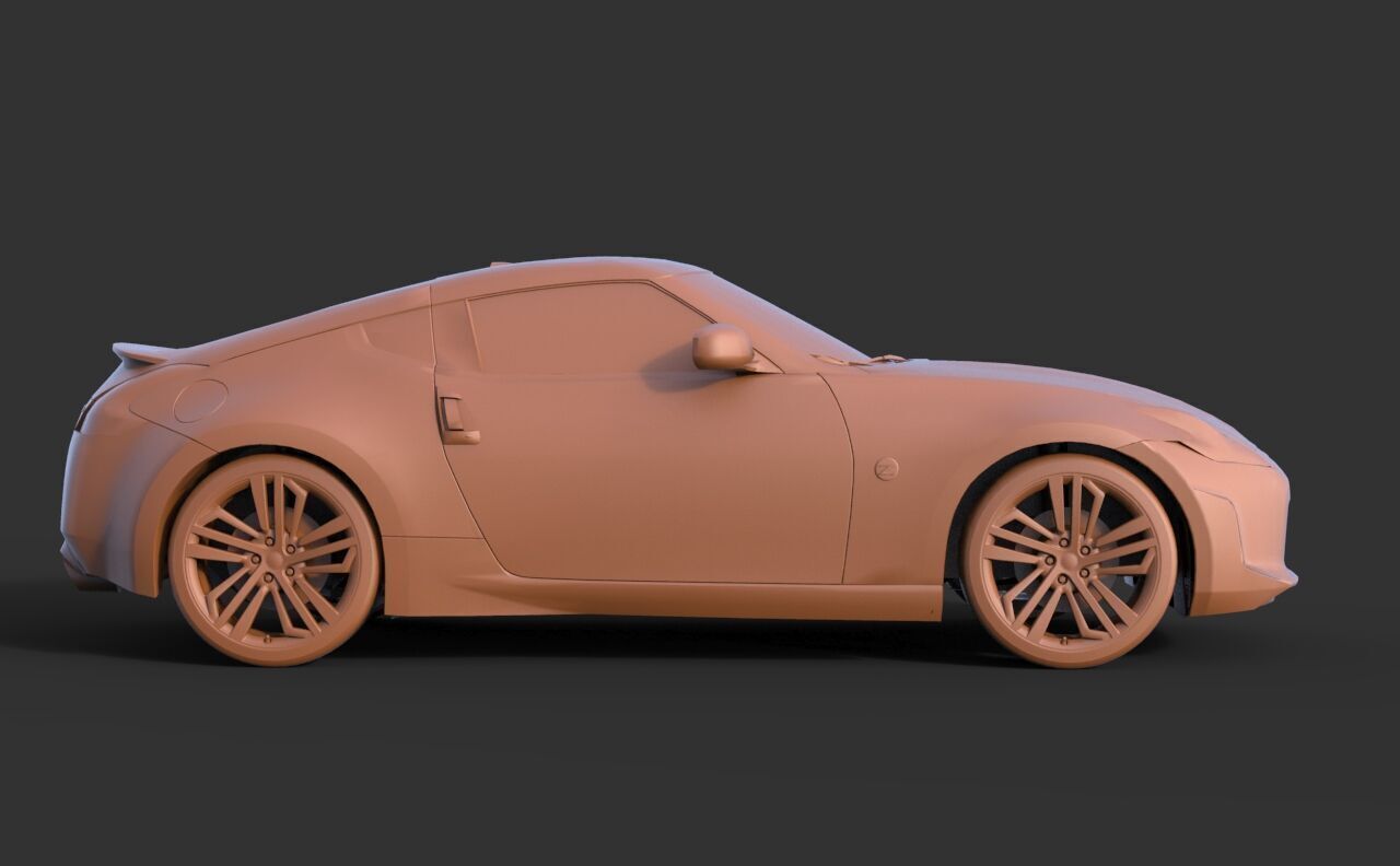 Nissan 370Z 3D print model_3
