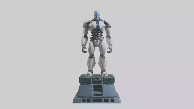 Cybernetic Titan statue model