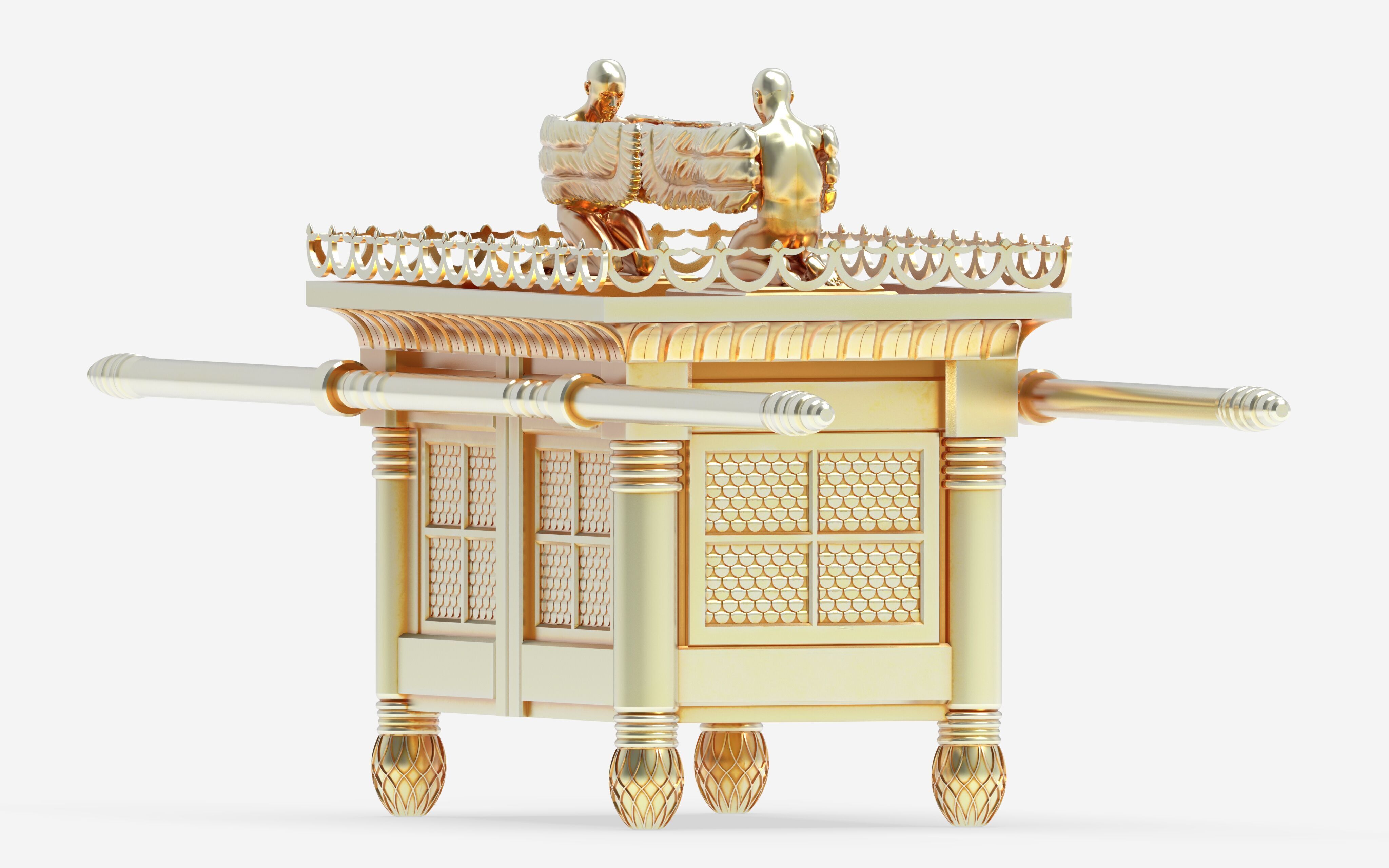 The Ark of the Covenant - High-Quality 3D Model 3D model_16