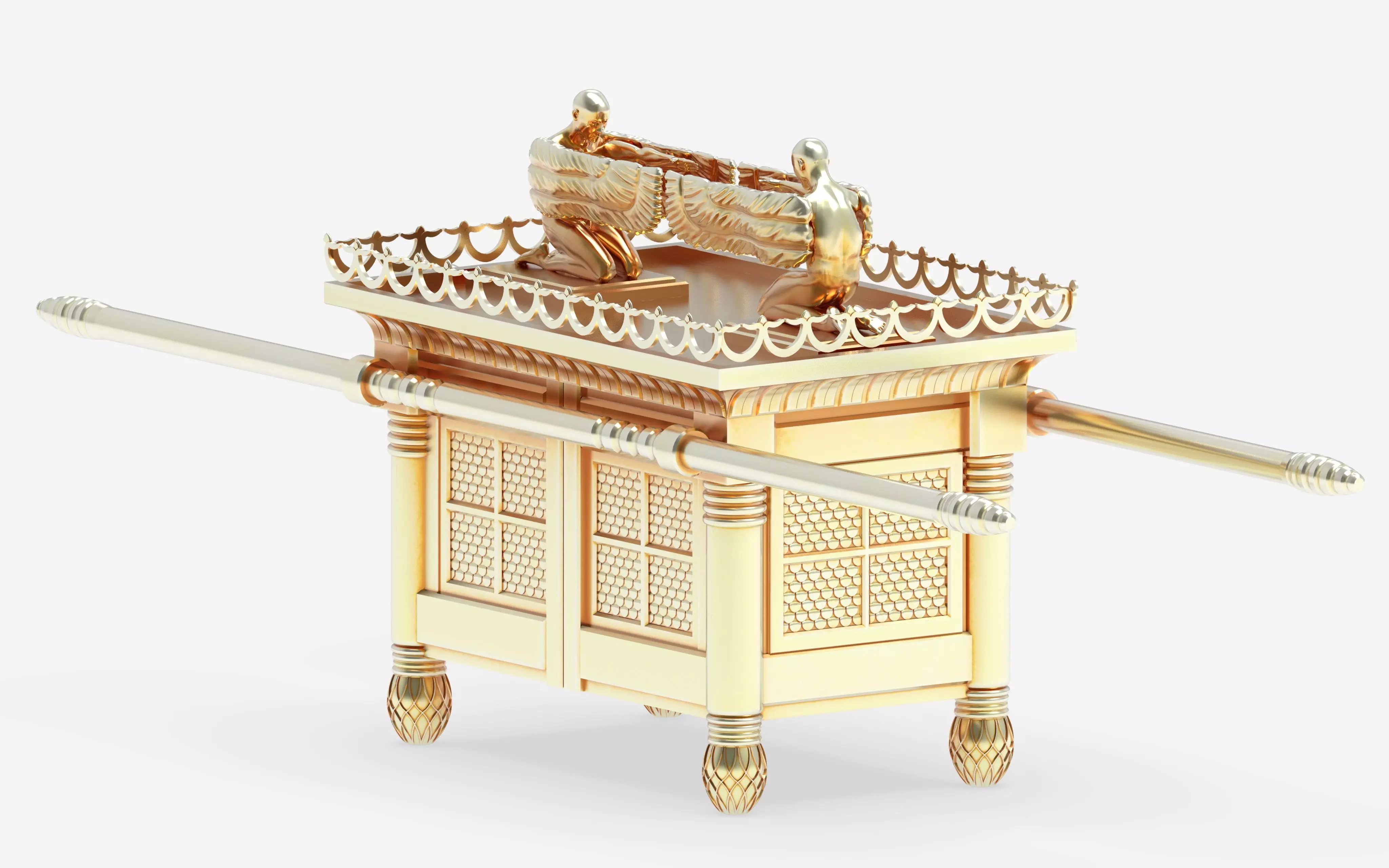 The Ark of the Covenant - High-Quality 3D Model 3D model_0