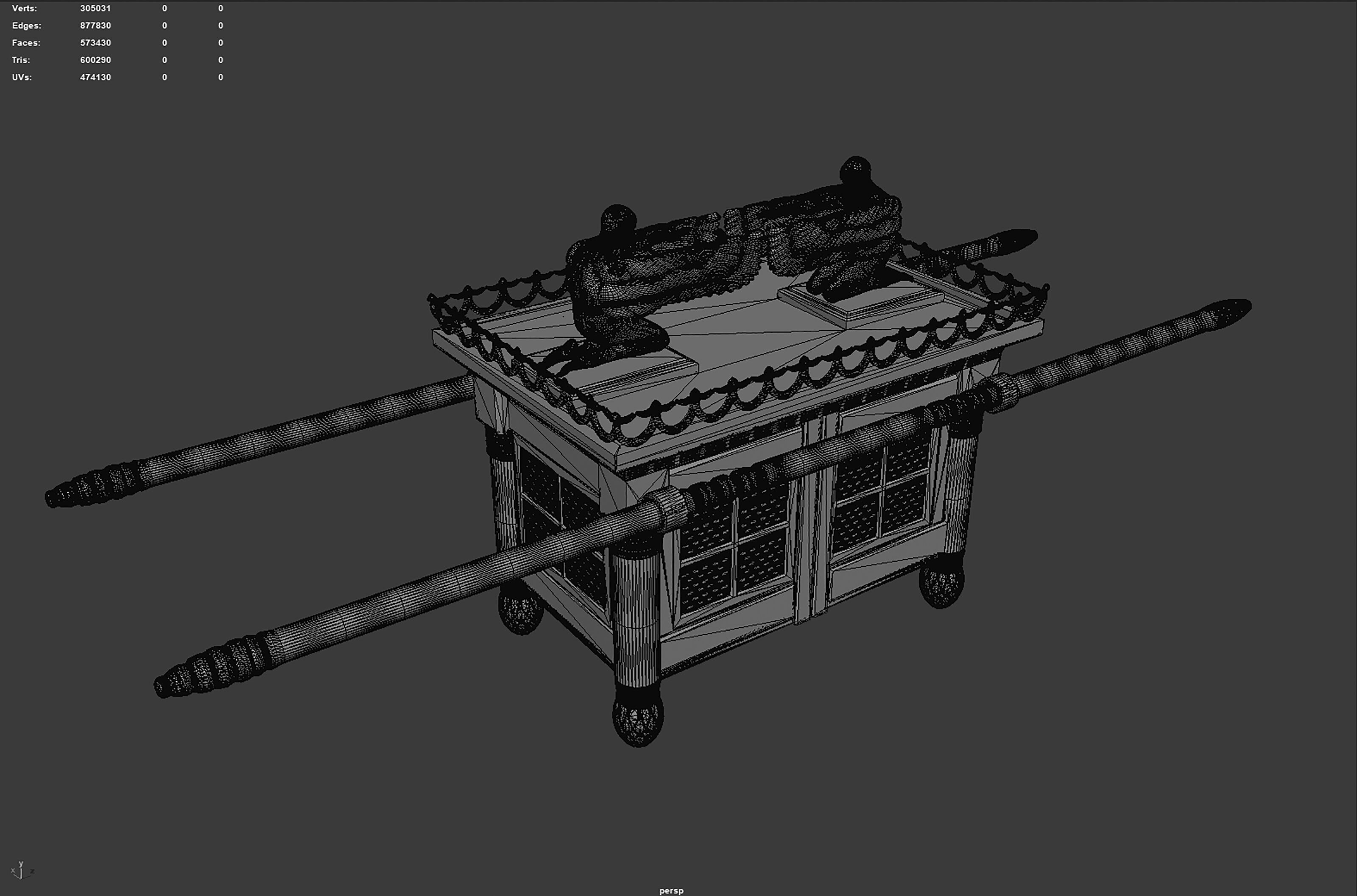 The Ark of the Covenant - High-Quality 3D Model 3D model_15