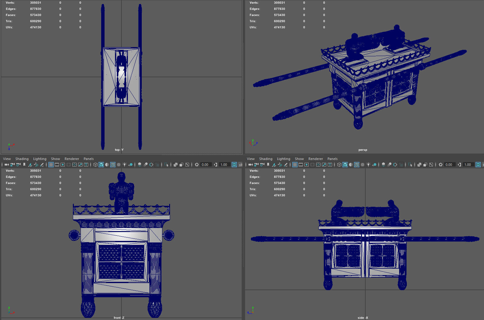 The Ark of the Covenant - High-Quality 3D Model 3D model_10