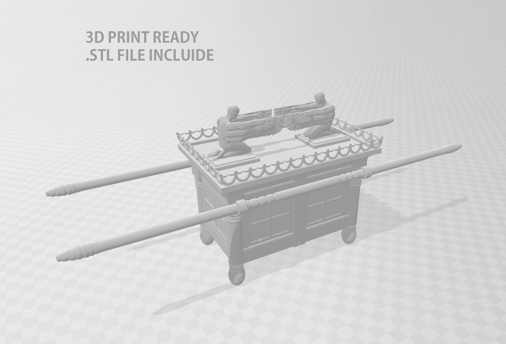 The Ark of the Covenant - High-Quality 3D Model 3D model_11