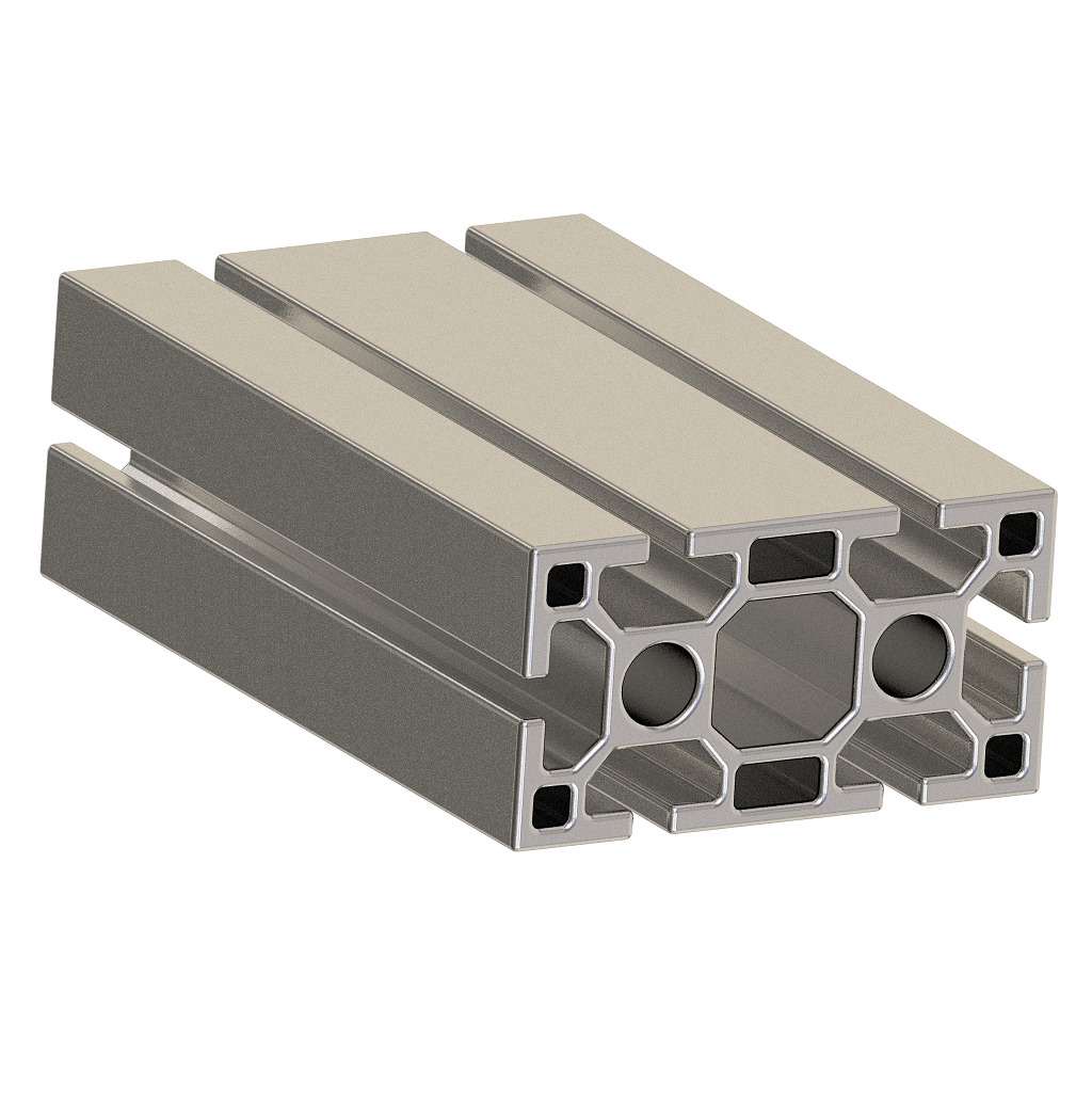 Industrial Aluminium Profile 3D print model_1