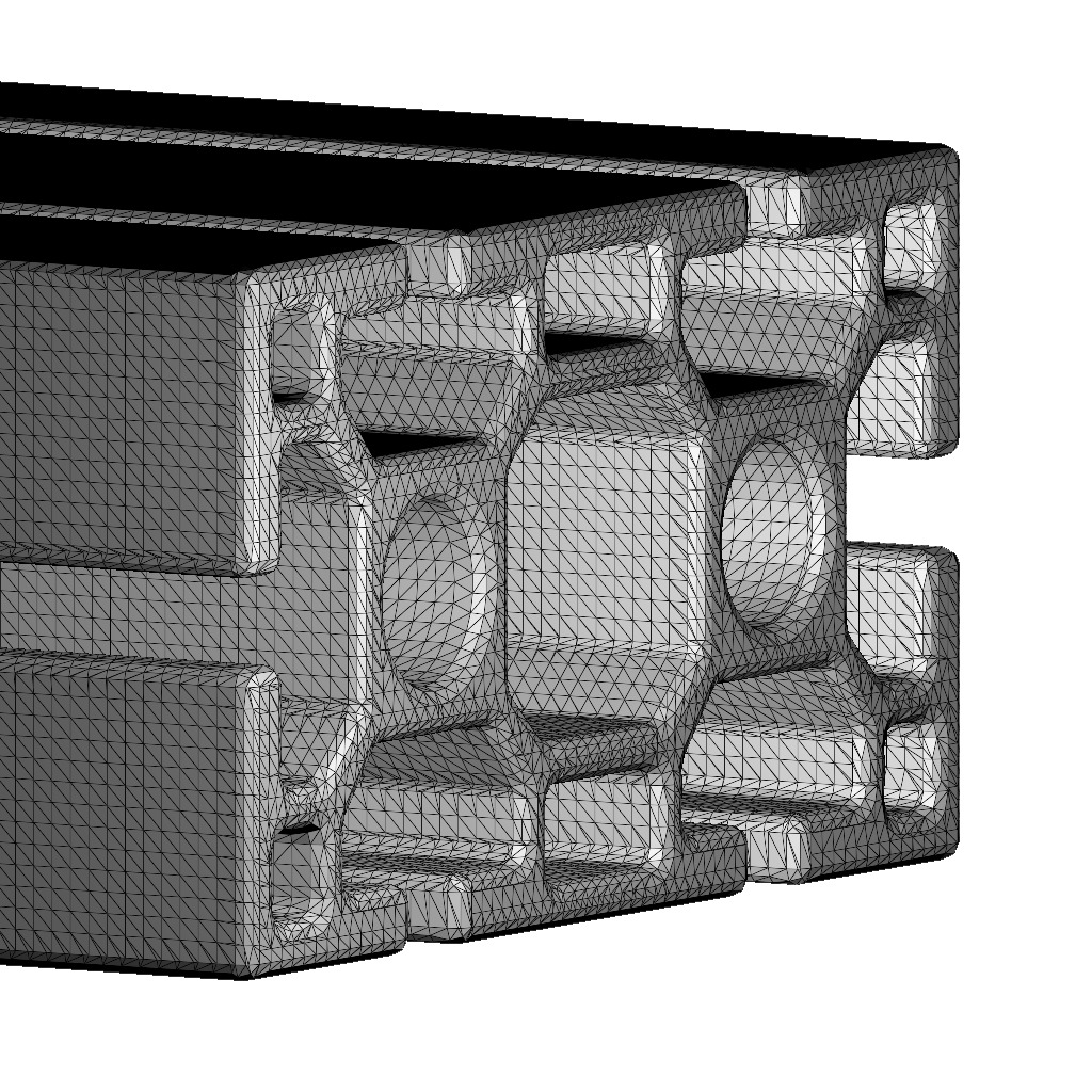 Industrial Aluminium Profile 3D print model_5