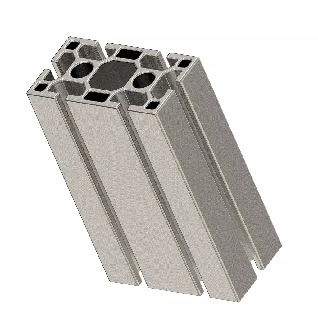 Industrial Aluminium Profile 3D print model_0