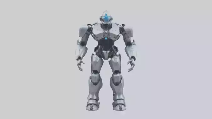 Cybernetic War Machine statue model