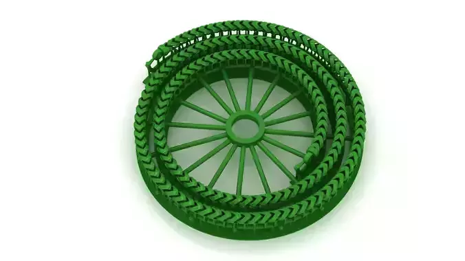 4MM Franco Cuban chain or Necklace ready to print 3D print model
