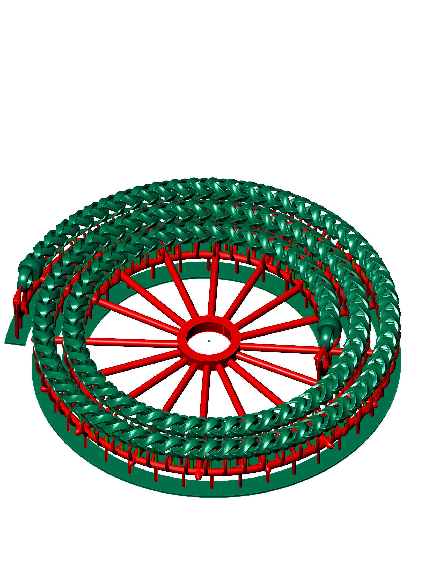 5MM Franco Cuban chain or Necklace ready to print  3D print model_1