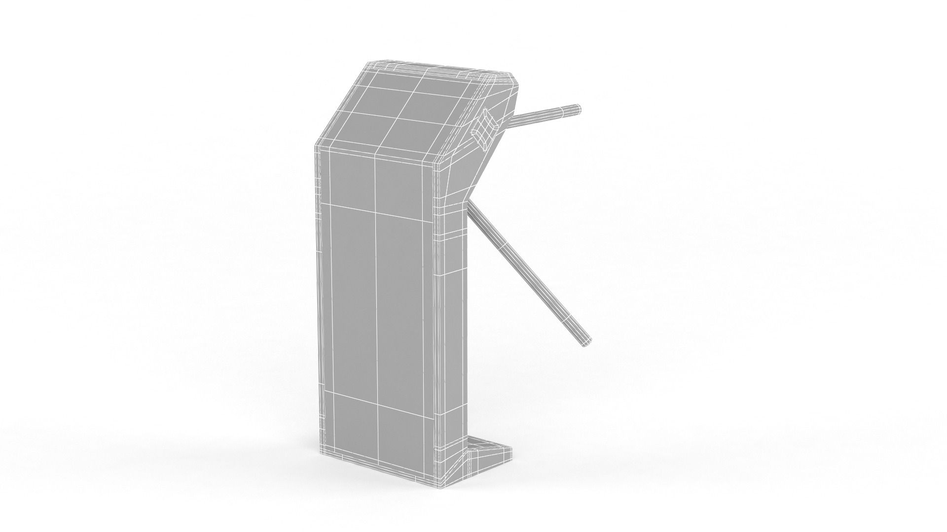 Turnstile Gate 3D model_8
