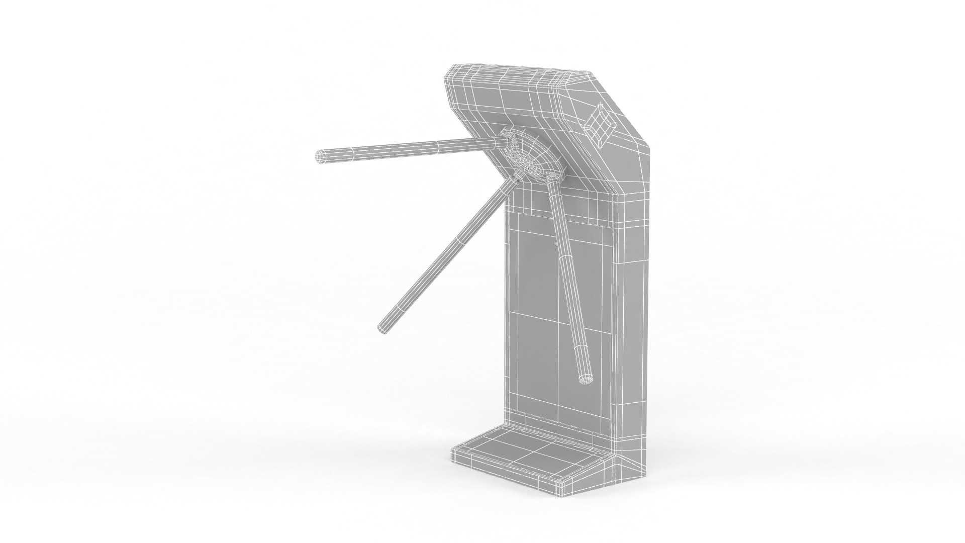 Turnstile Gate 3D model_11