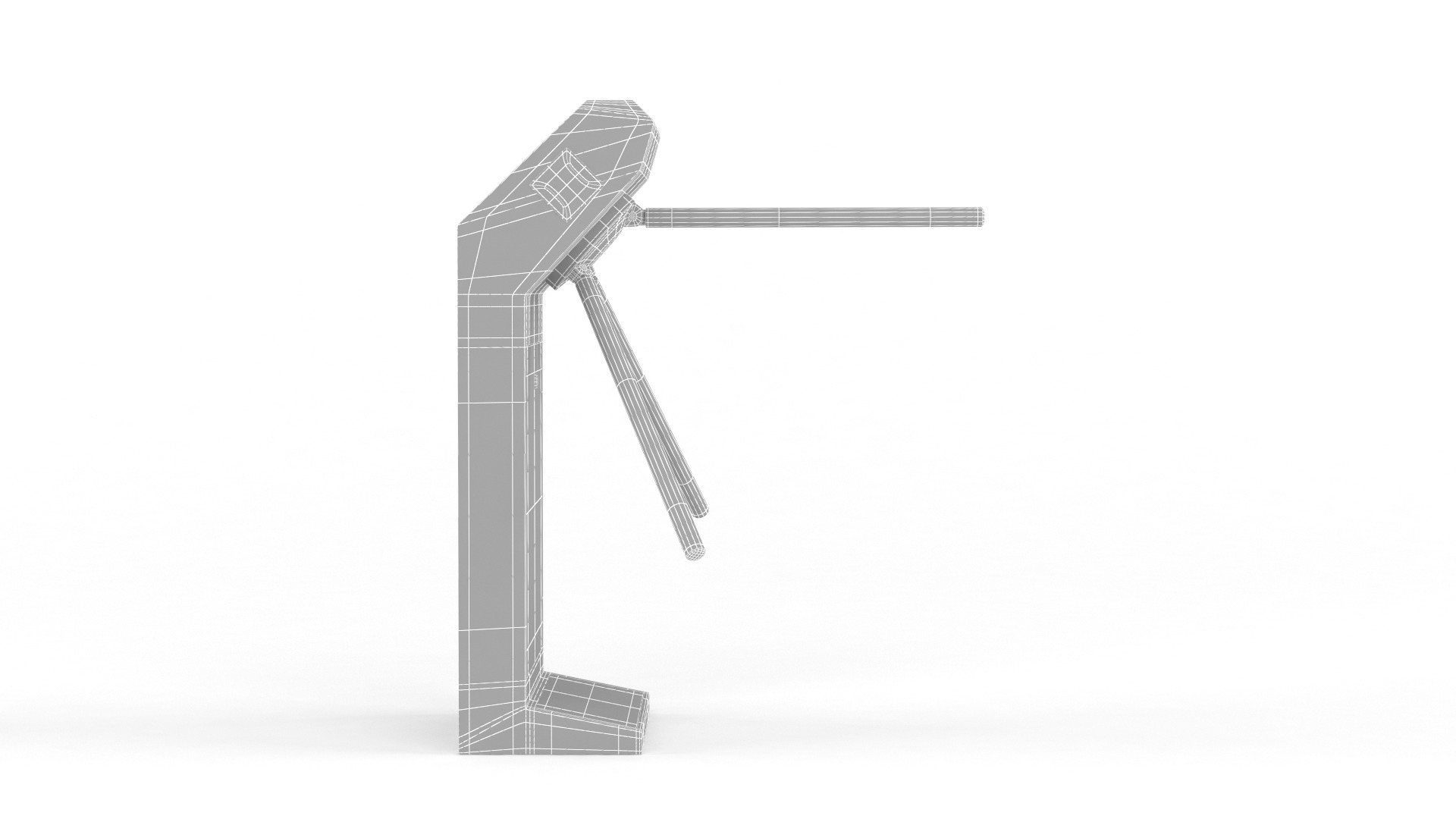 Turnstile Gate 3D model_7