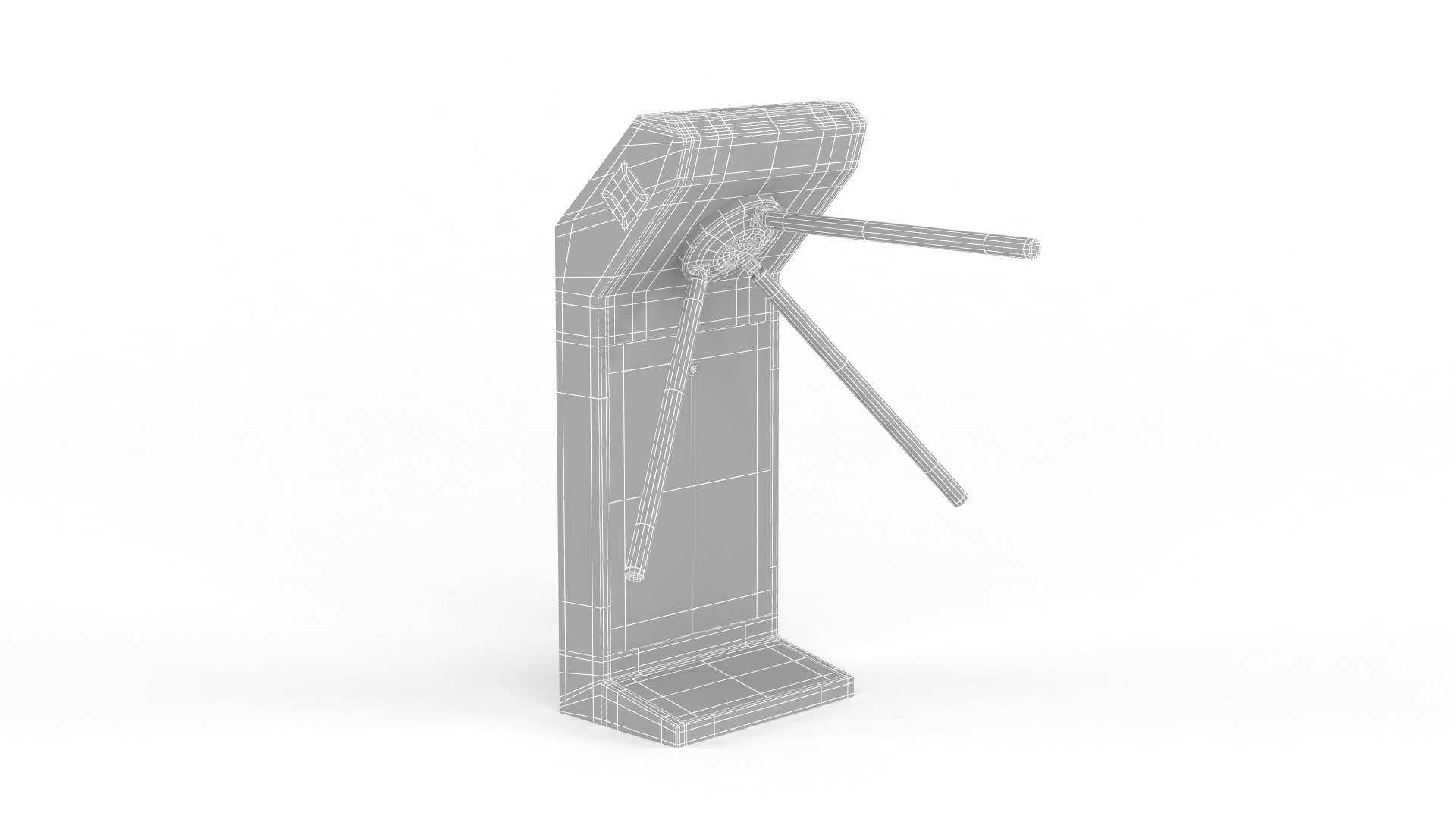 Turnstile Gate 3D model_6