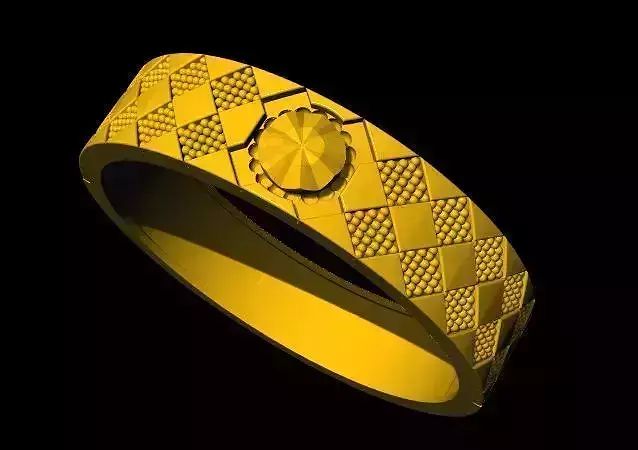 plain ring 3dm file 3D print model