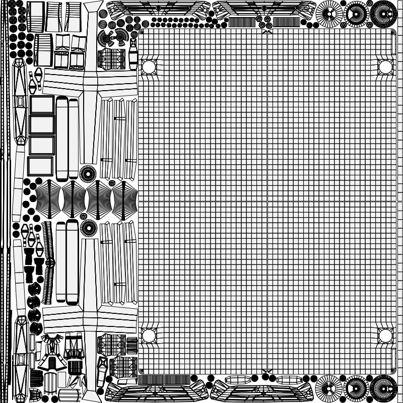 Computer Desk - Realistic Asset Low-poly 3D model_17
