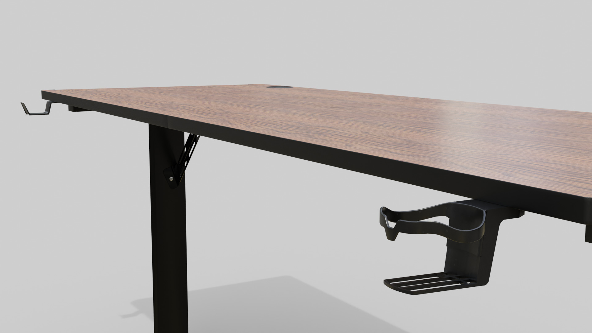 Computer Desk - Realistic Asset Low-poly 3D model_6