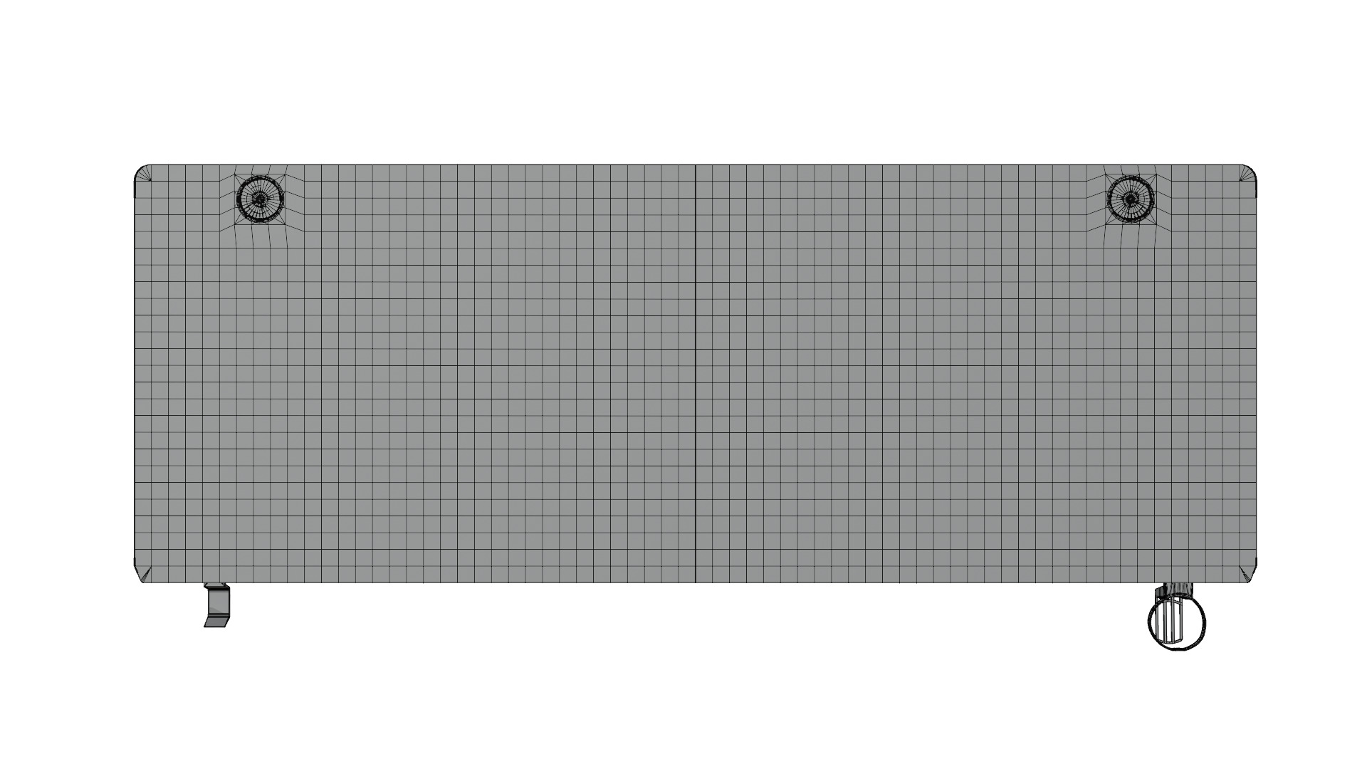 Computer Desk - Realistic Asset Low-poly 3D model_14