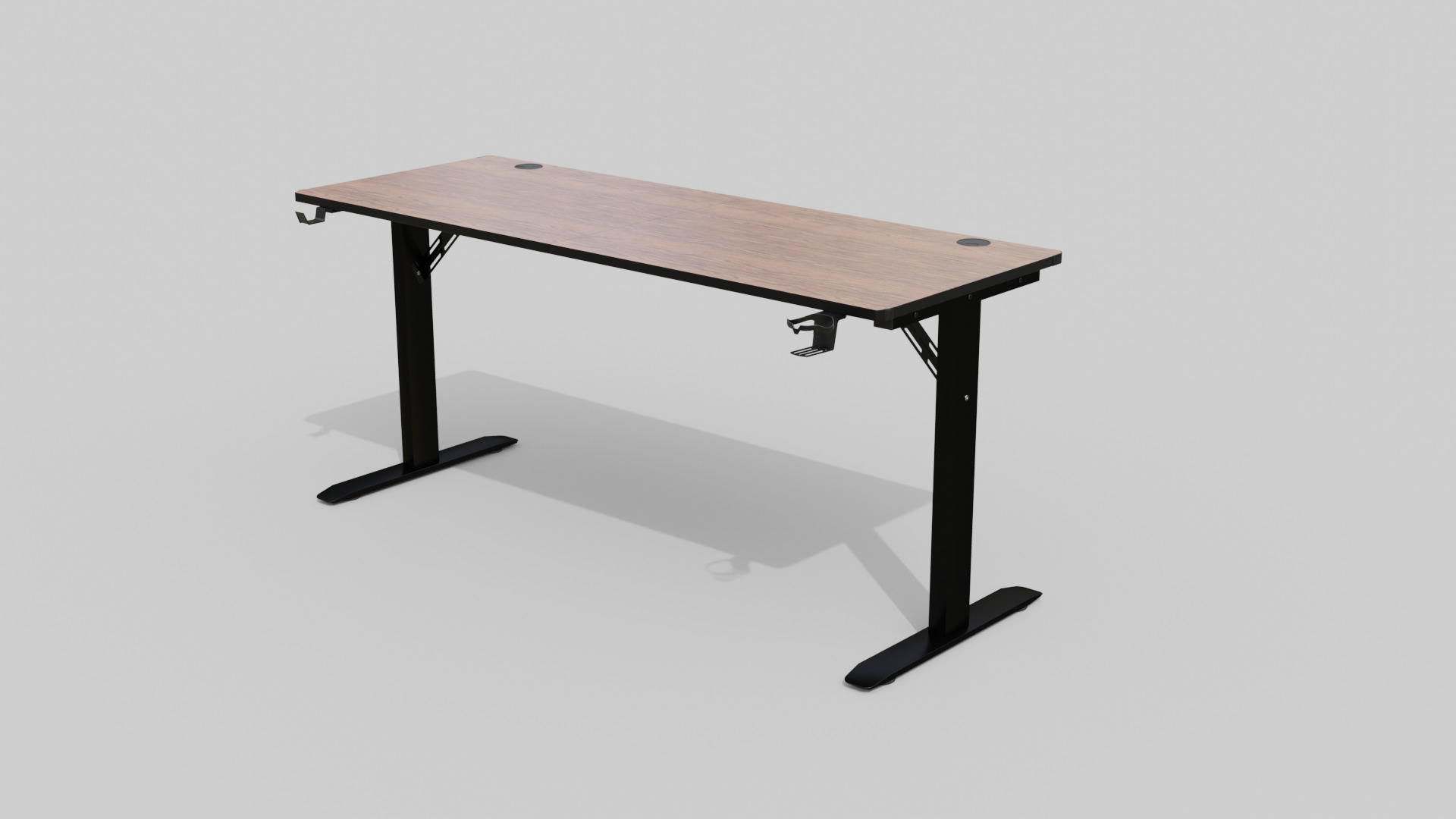 Computer Desk - Realistic Asset Low-poly 3D model_4