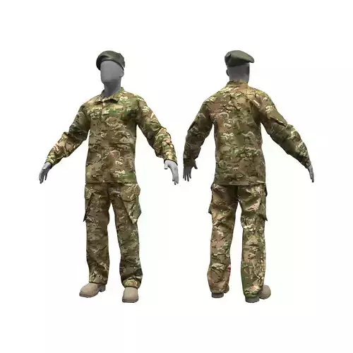 UK MTP PCS Combat Uniform - Marvelous Designer
