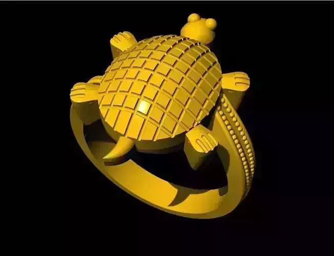 Tortoise Ring 3dm file