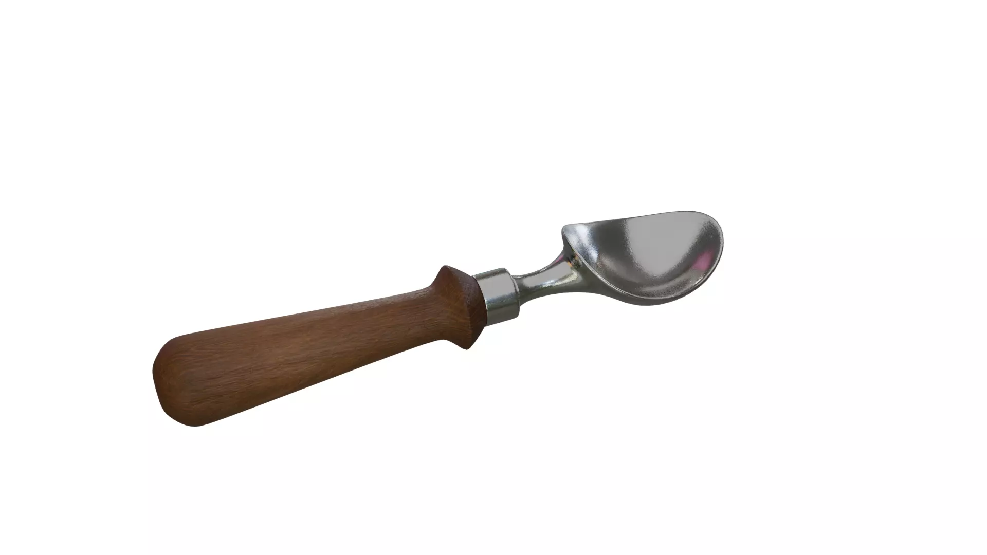 Ice Cream Scoop 3D model_0
