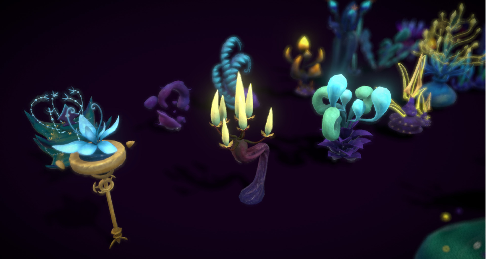 Cartoon Seaweed18 Low-poly 3D model_5