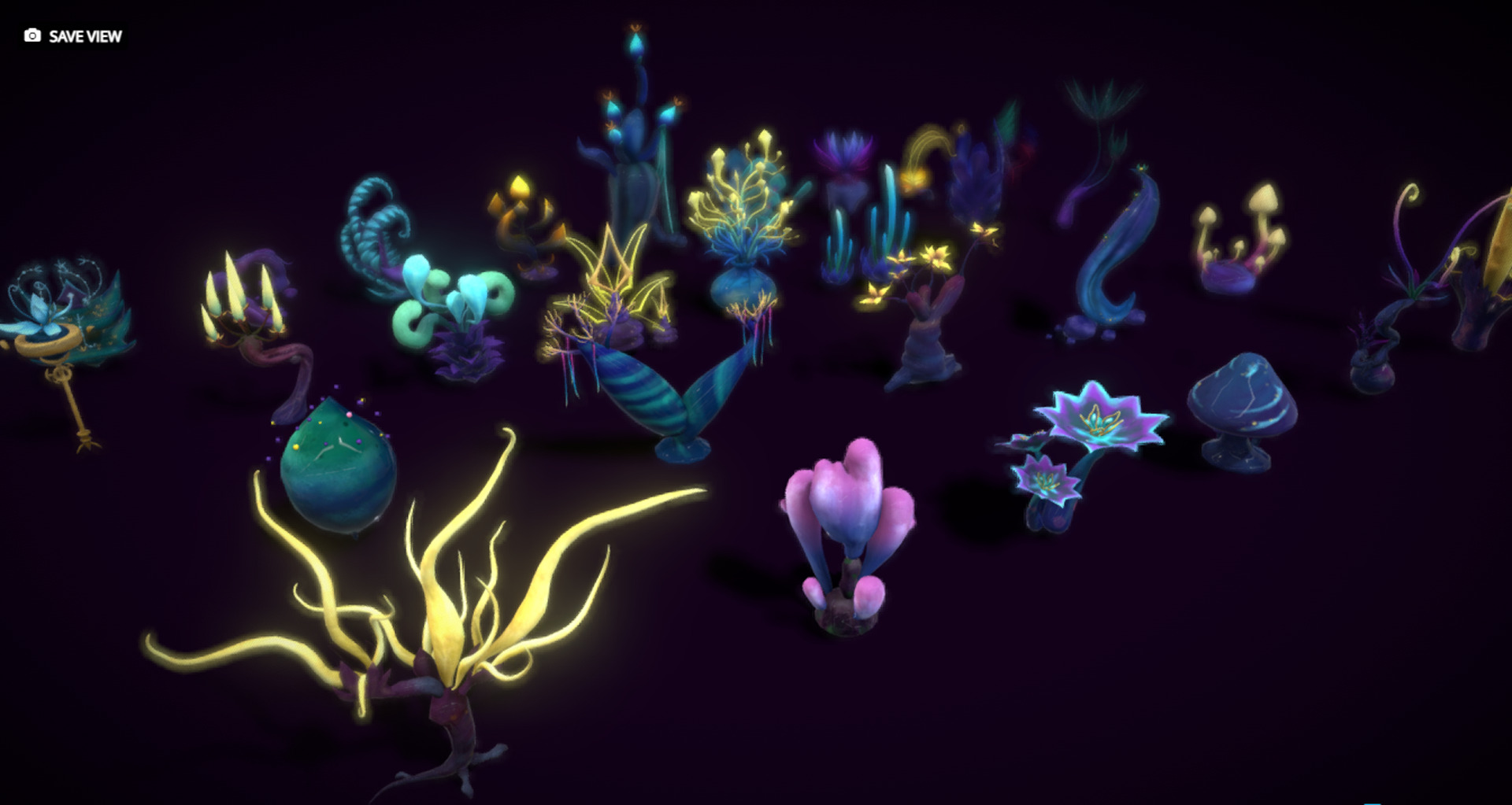 Cartoon Seaweed18 Low-poly 3D model_3