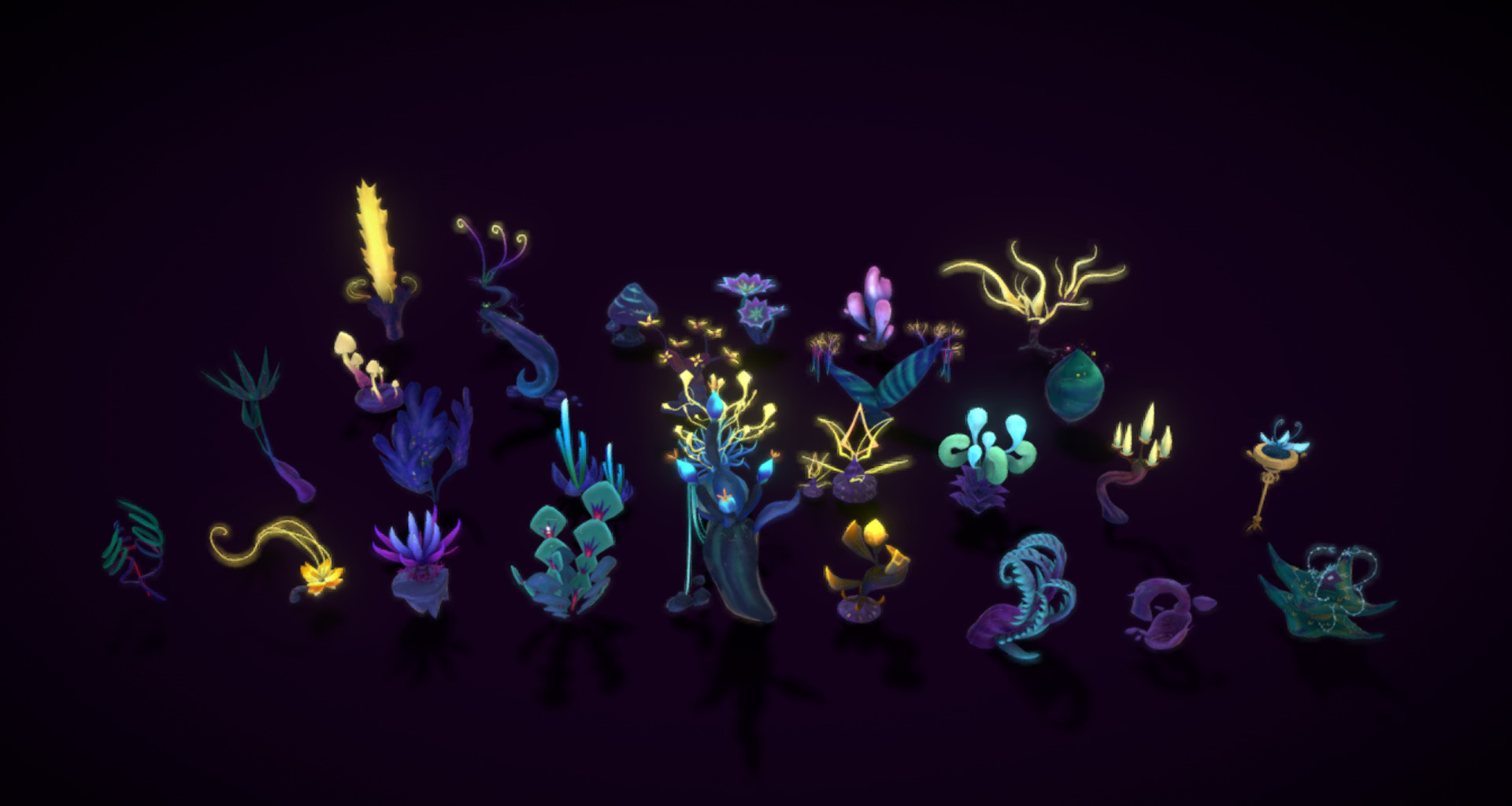 Cartoon Seaweed18 Low-poly 3D model_10