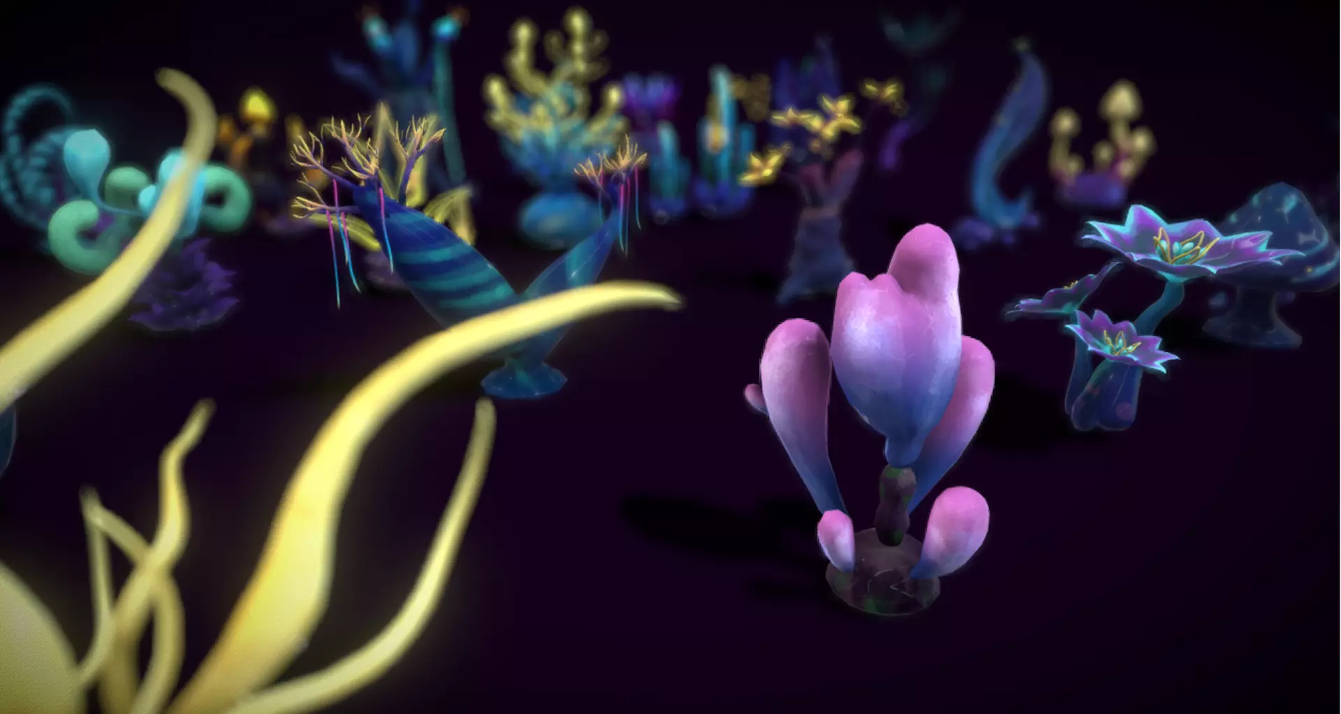 Cartoon Seaweed18 Low-poly 3D model_0