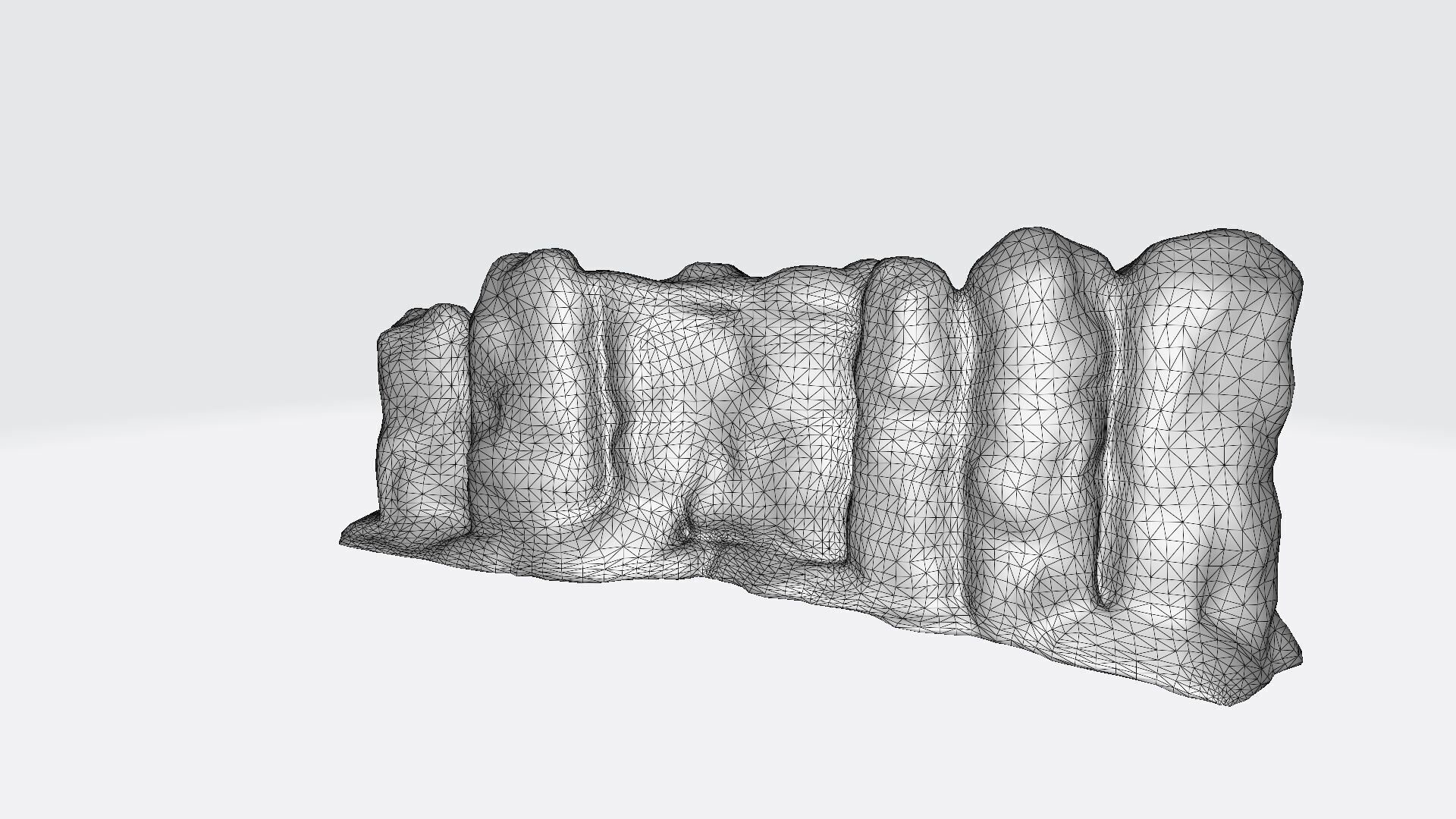 Land To Land Connection Canyon Barrier 3d High Render 3D model_8