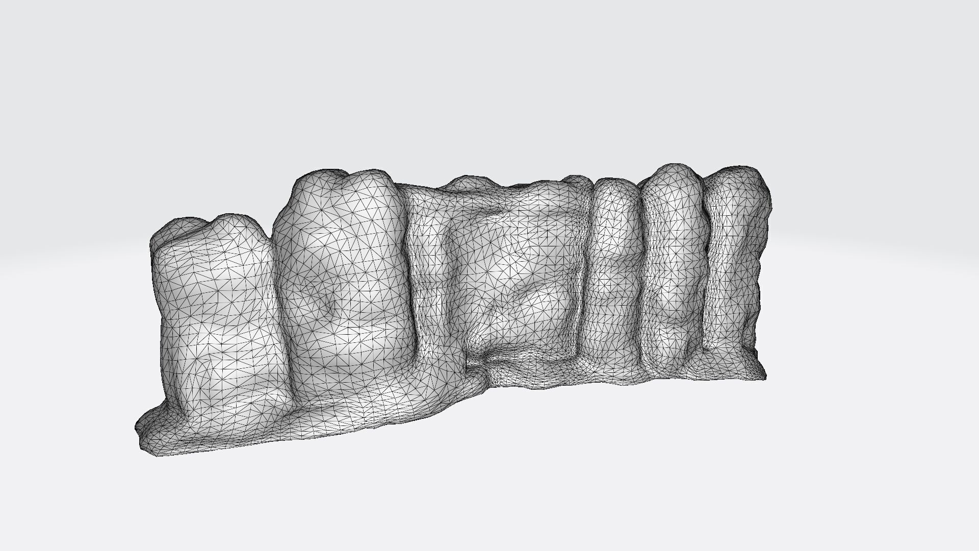 Land To Land Connection Canyon Barrier 3d High Render 3D model_9