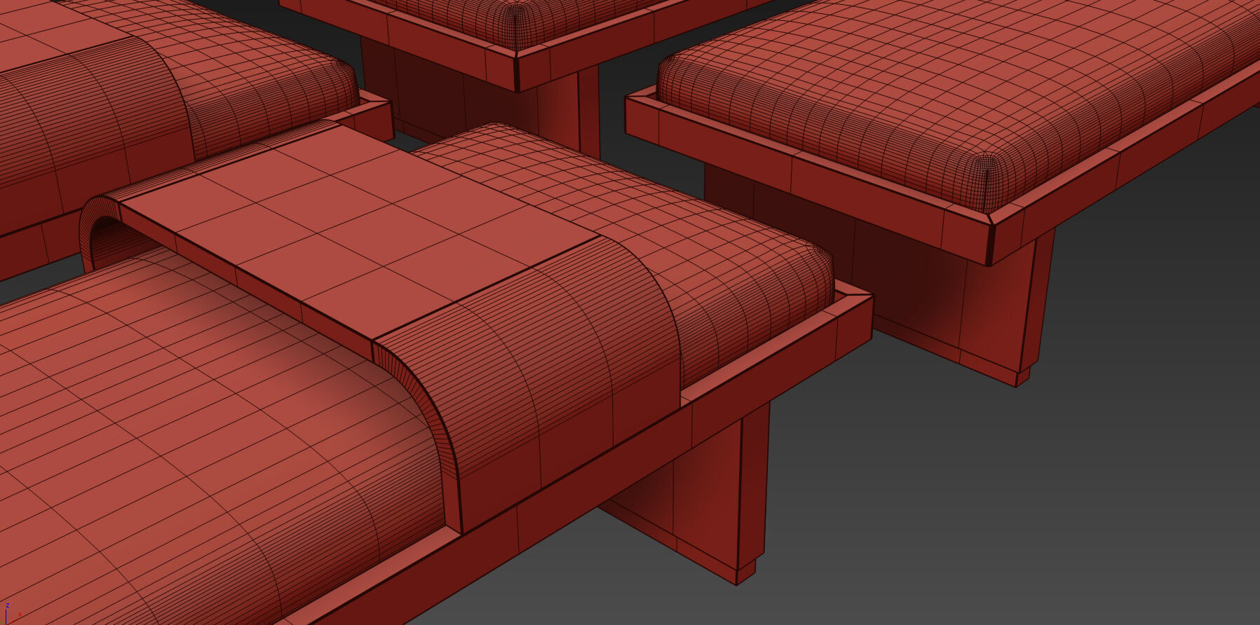 Bryaunna Upholstered Bench By Wade Logan 3D model_20