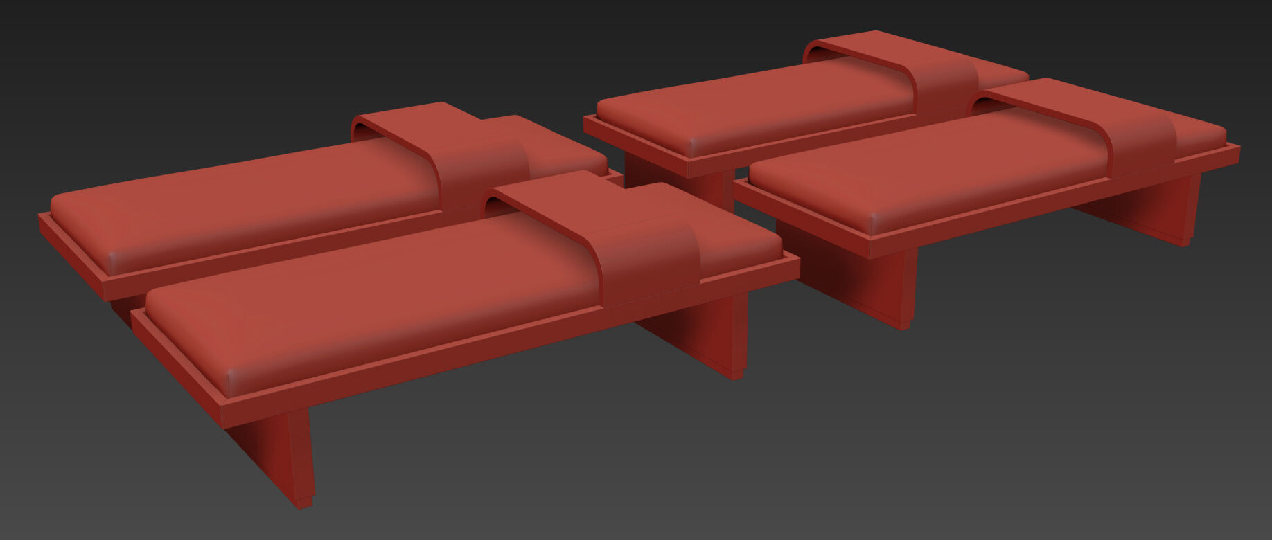 Bryaunna Upholstered Bench By Wade Logan 3D model_16