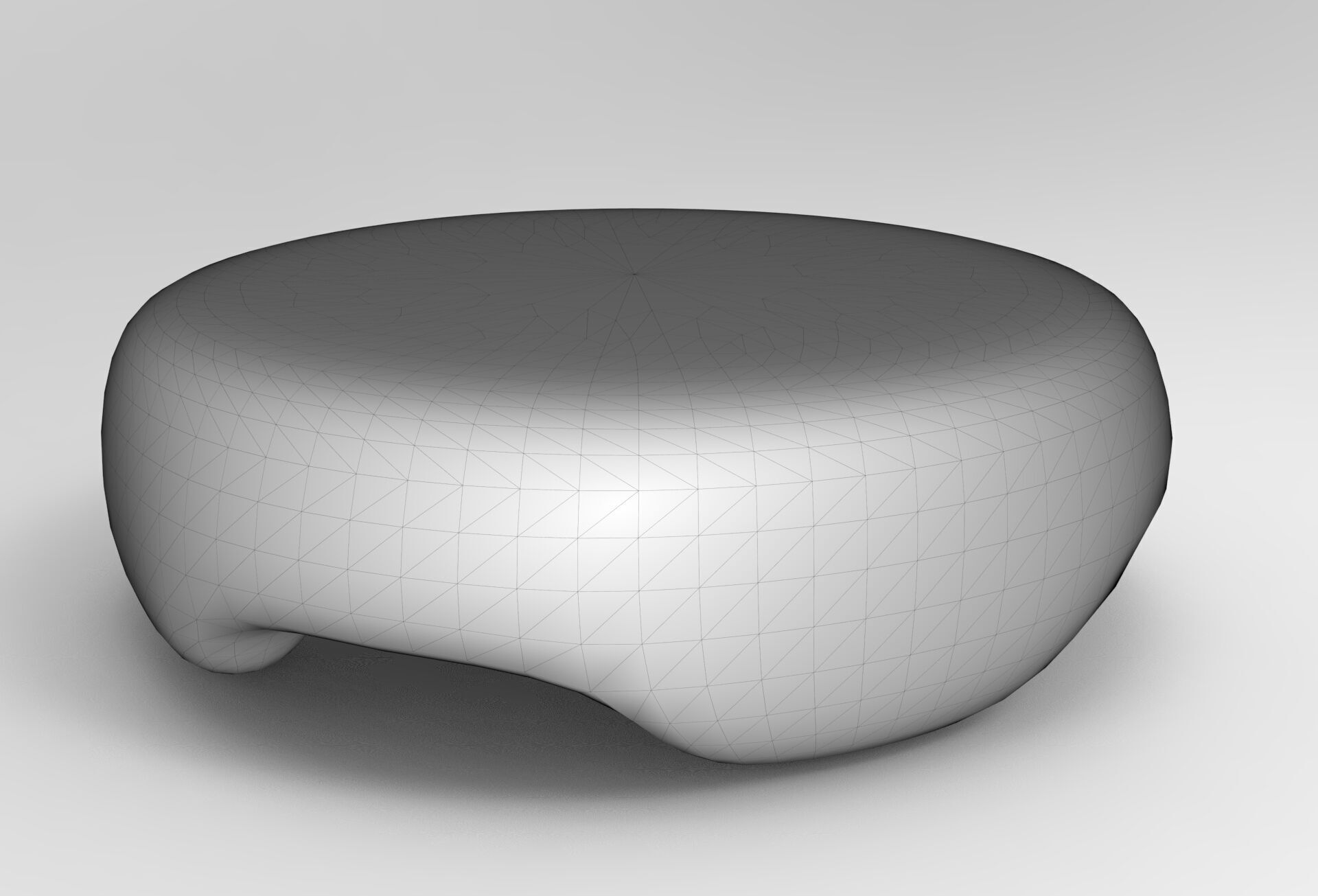 Kuan Coffee Table Low-poly 3D model_5
