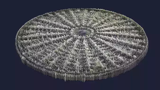 Circle Diatom 3D model