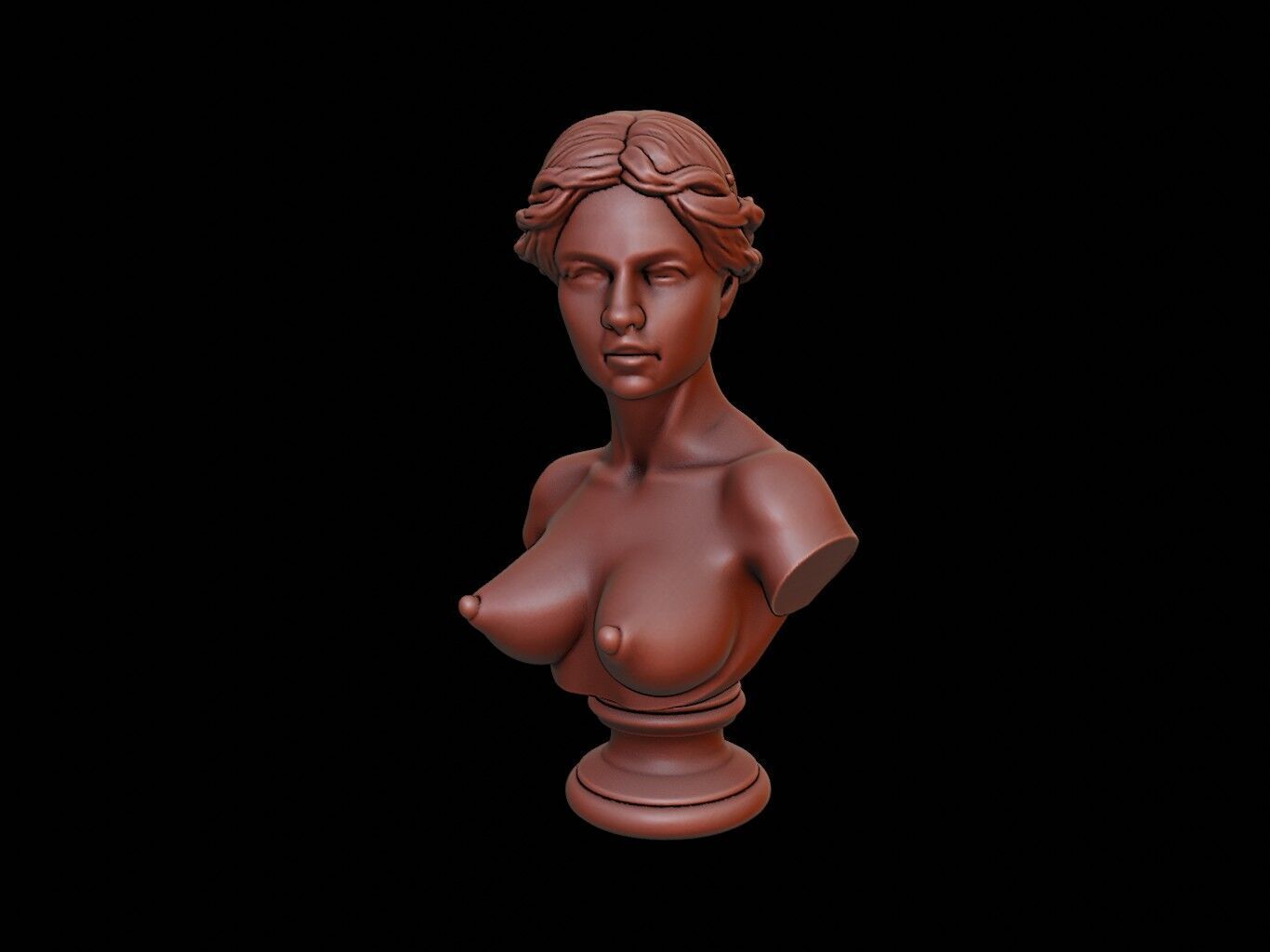 Aphrodite Bust 3D print model_2
