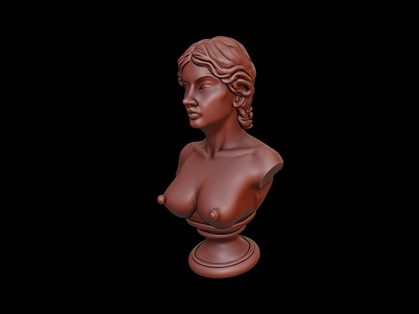 Aphrodite Bust 3D print model_2