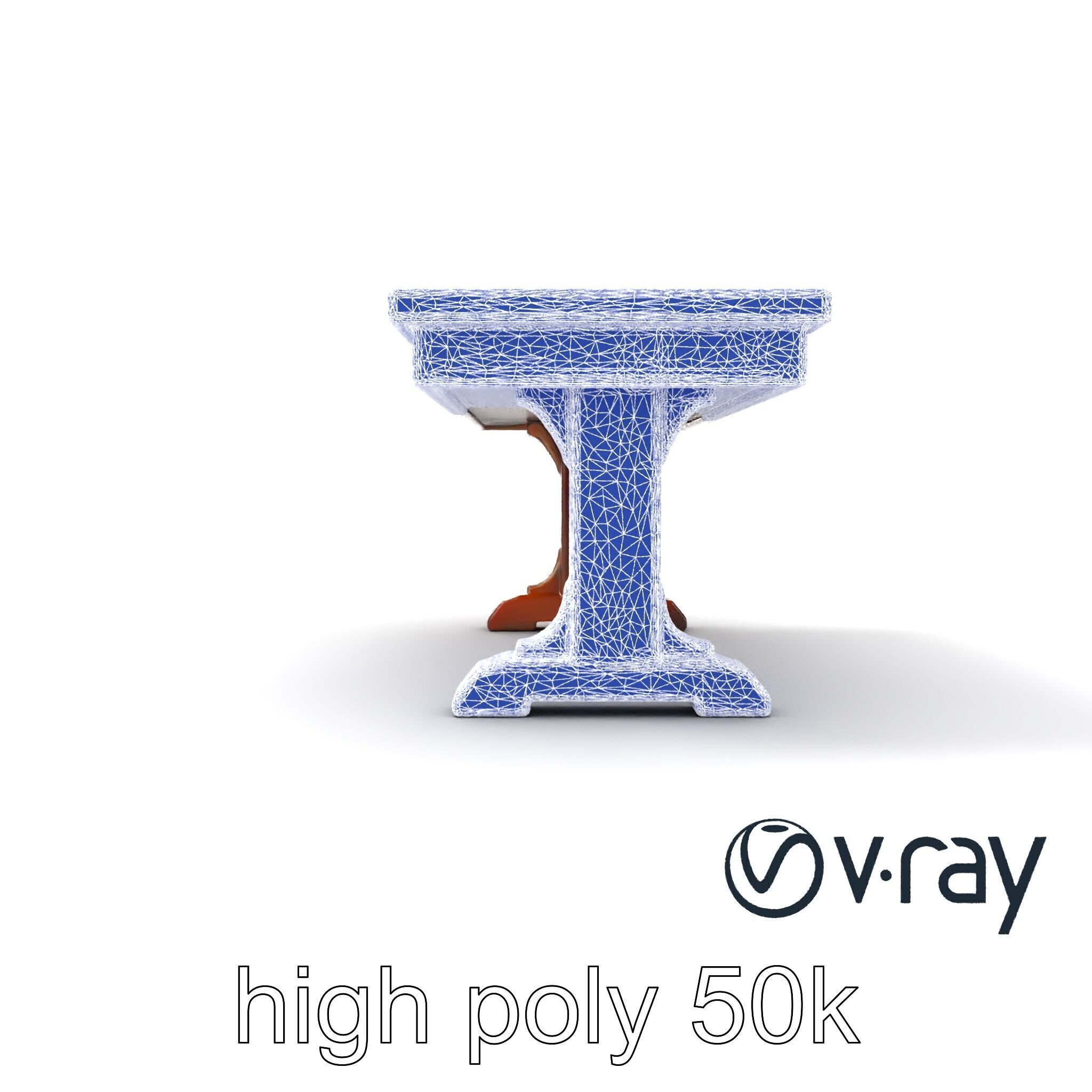 Historic Navy Strategy Table model pack Low-poly 3D model_13