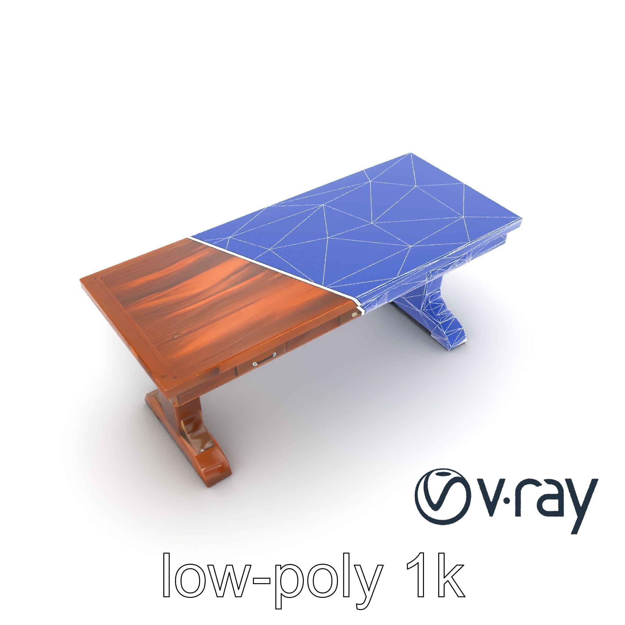 Historic Navy Strategy Table model pack Low-poly 3D model_31