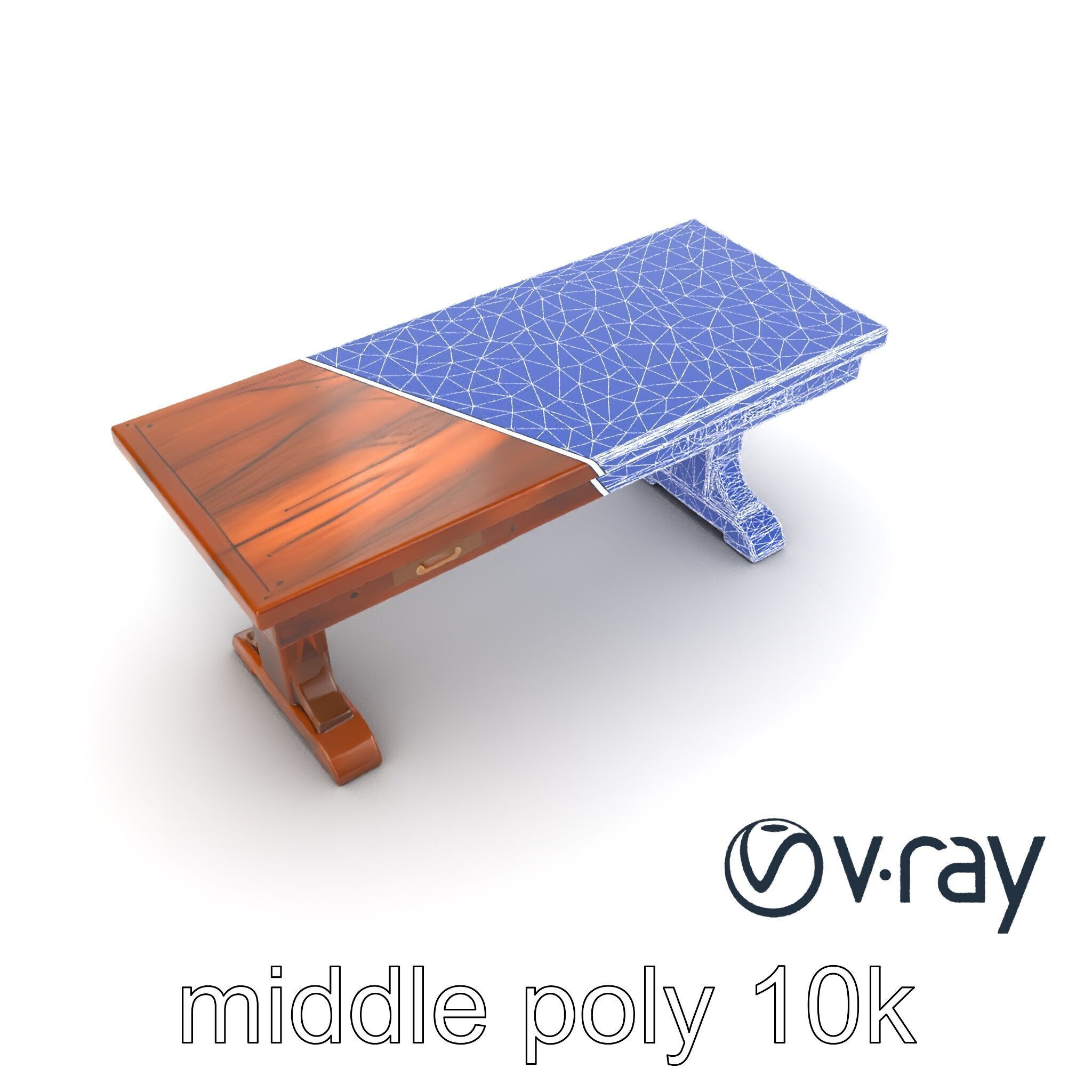 Historic Navy Strategy Table model pack Low-poly 3D model_25