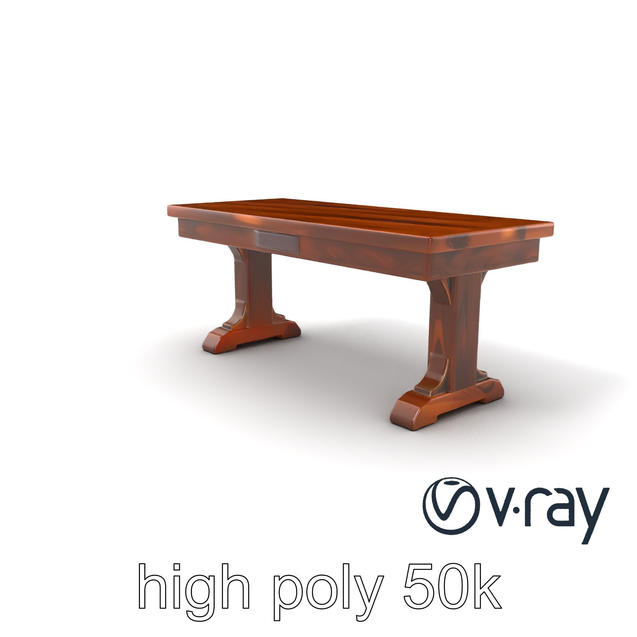 Historic Navy Strategy Table model pack Low-poly 3D model_2