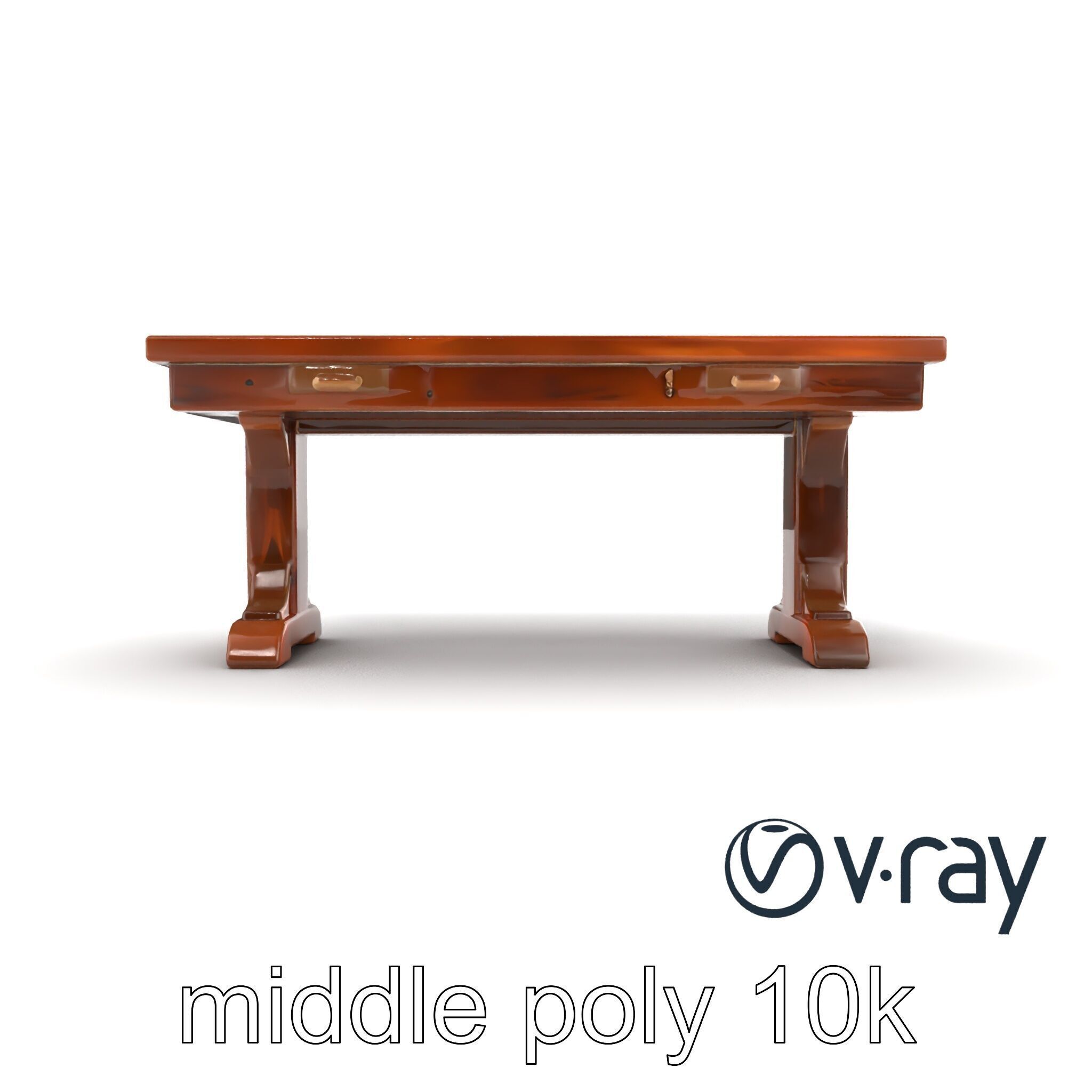 Historic Navy Strategy Table model pack Low-poly 3D model_28